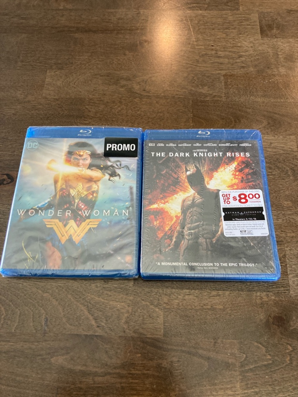 Wonder Woman & The Dark Knight Rises Blu-ray Set